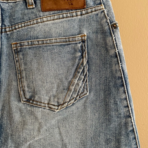 The People Vs. JANET MINI Denim SKIRT - THRASHED INDIGO Size S - Picture 7 of 12